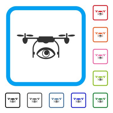 Simge göz Spy Drone çerçeveli