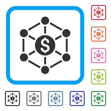 Mali Radyal düzeni simgesini çerçeveli