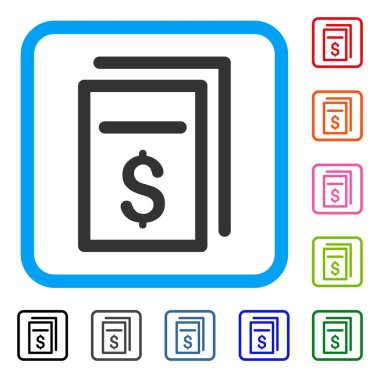 Faturalar simgesi çerçeveli