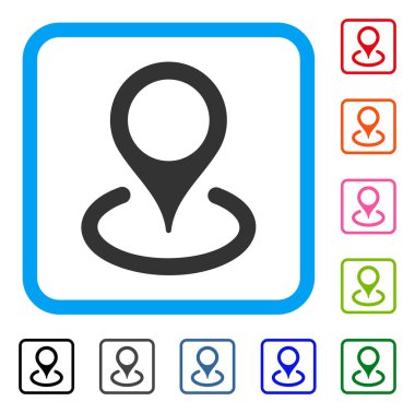 Simge konumunu çerçeveli