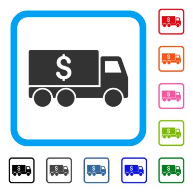 Para teslim simgesi çerçeveli