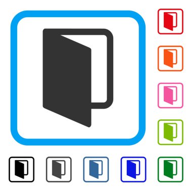 Açık kapı simgesi çerçeveli