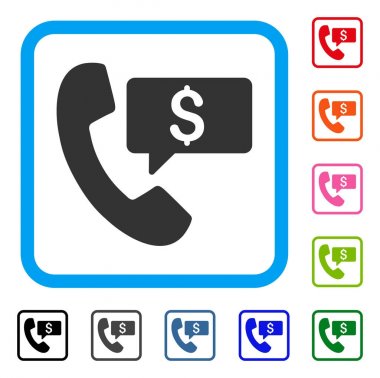 Simge telefon sipariş çerçeveli