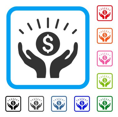 Refah simgesi çerçeveli