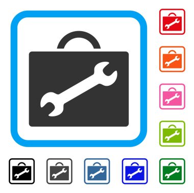 Onarım ekipman durum simgesi çerçeveli