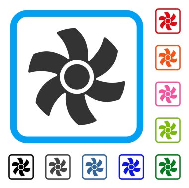 Rotor simgesi çerçeveli