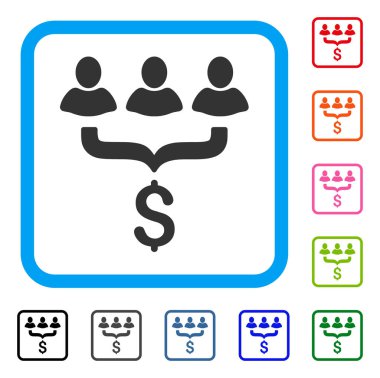 Satış filtre simgesi çerçeveli