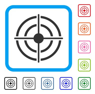 Hedef simgesi çerçeveli