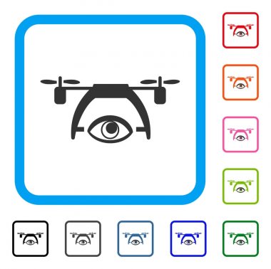 Video Spy Drone simgesi çerçeveli