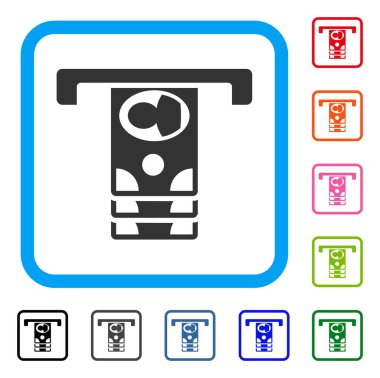 Banknot çerçeveli simgesi çekilme