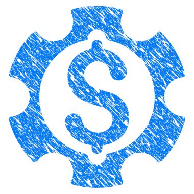 Finansal kalkınma Grunge simgesi