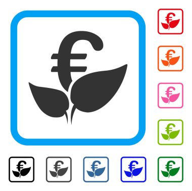 Euro tarım başlangıç simgesi çerçeveli