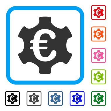 Euro sanayi simge çerçeveli