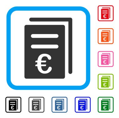 Euro Katalog listesi simgesini çerçeveli