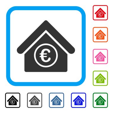 Avrupa Finans Merkezi simgesini çerçeveli