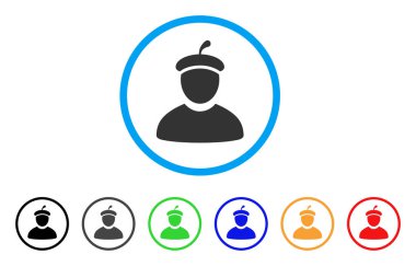 Yuvarlatılmış sanatçı simgesi