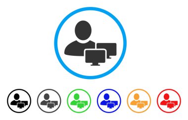 Bilgisayar Yöneticisi simgesini yuvarlak