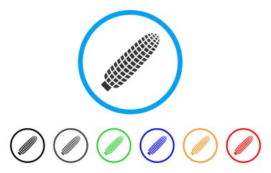 Mısır kulak yuvarlak simge