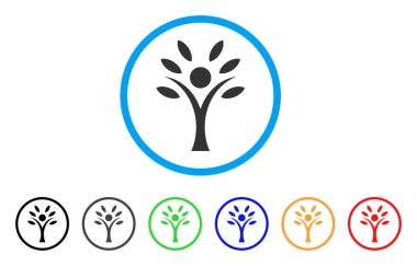 Eco adam simgesi yuvarlak