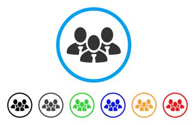 Yöneticisi grup simgesi yuvarlak