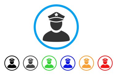 Polis yuvarlak simge