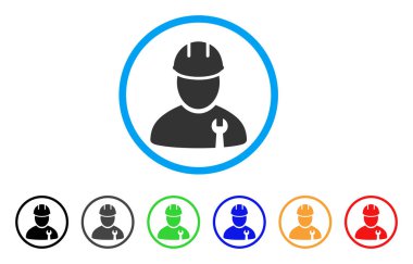 Tamirci yuvarlak simge