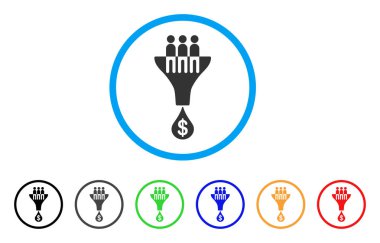 Satış yuvarlak simge filtre