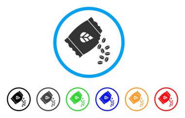 Sow tohum yuvarlak simge paketi