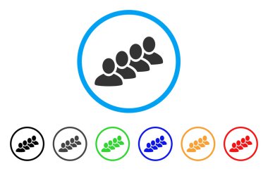 Kullanıcı sıra yuvarlak simge