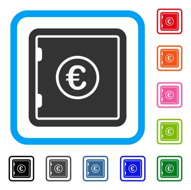 Euro güvenli simge çerçeveli