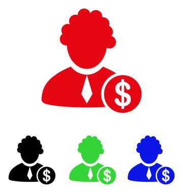 Mali yargıç vektör simgesi