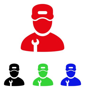 Tamirci vektör simgesi