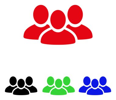 Kullanıcı grup vektör simgesi