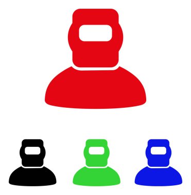 Kaynakçı vektör simgesi