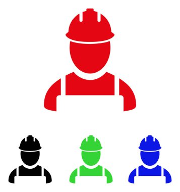 İşçi vektör simgesi