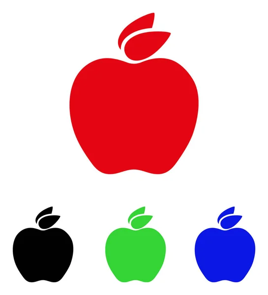 Icono vector de Apple — Vector de stock