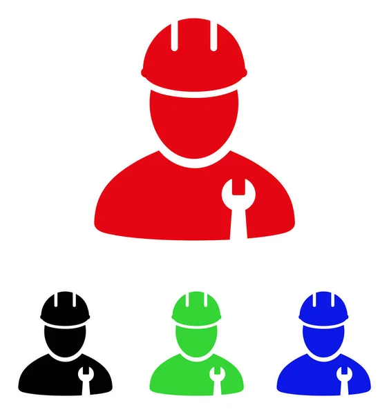 Vektor-Symbol für Reparaturarbeiter — Stockvektor