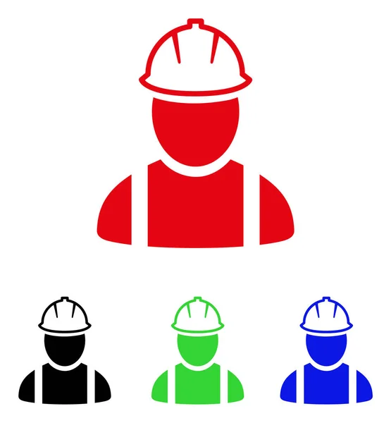 Worker Vector Icon — Stock Vector