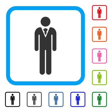 Beyefendi simgesi çerçeveli