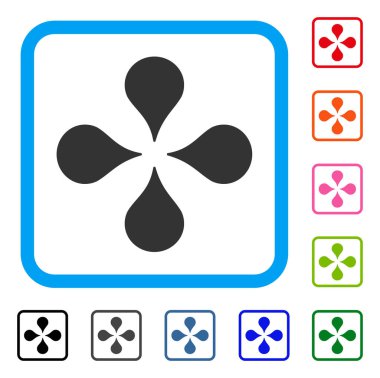 Harita işaretleri simgesi çerçeveli