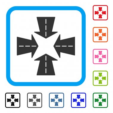 Yön çerçeveli simgesi birleştirme