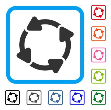 Simgesini Döndür Cw çerçeveli