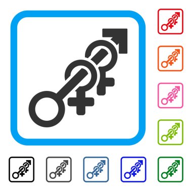 Harem simgesi çerçeveli