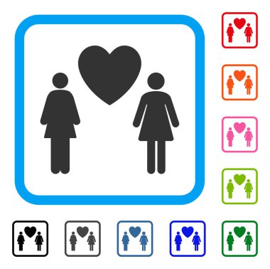 Simge Lesbi aşk çift çerçeveli