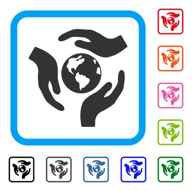 Genel bakım simgesi çerçeveli