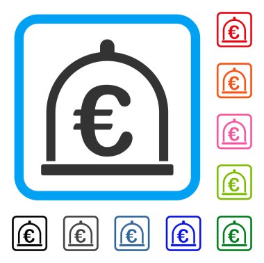 Euro depolama simgesini çerçeveli
