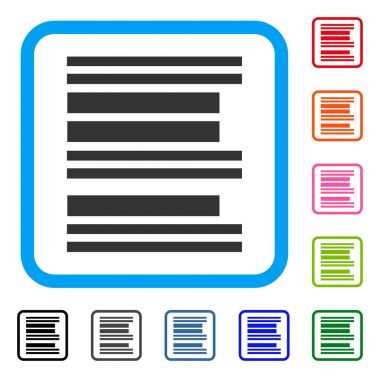 Barkod simge çerçeveli