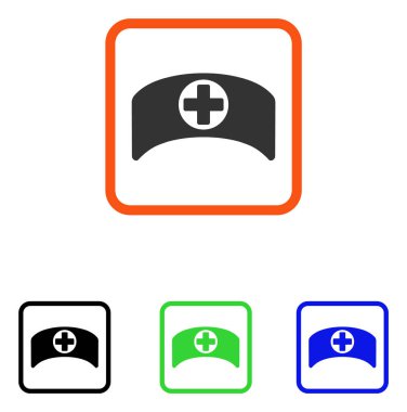 Doktor Cap simgesi çerçeveli