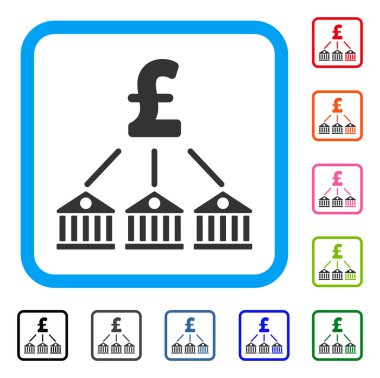 Banka Lirası giderleri simgesi çerçeveli