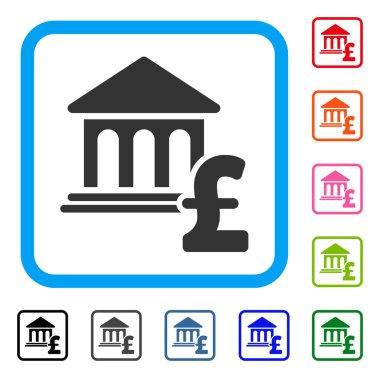 Müze Pound ödeme simgesi çerçeveli